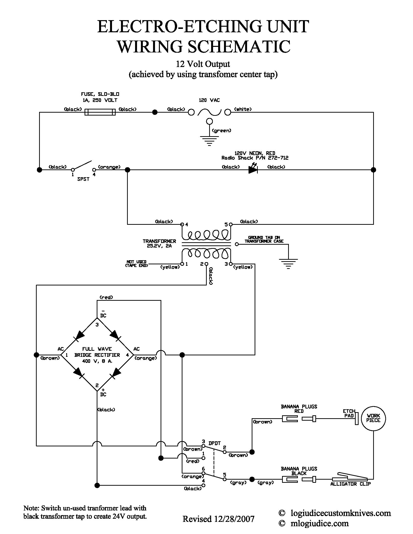 Electro-Etcher Circuit PDF